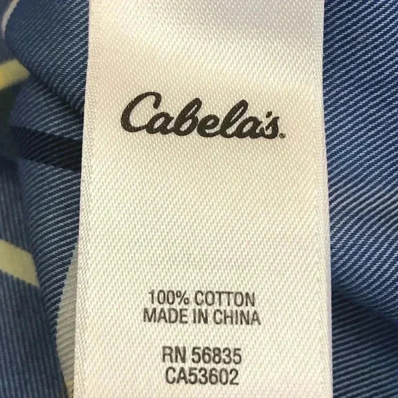 CABELA’S- Plaid Long Sleeve Button Front (2XL/2TG) - Picture 6 of 7